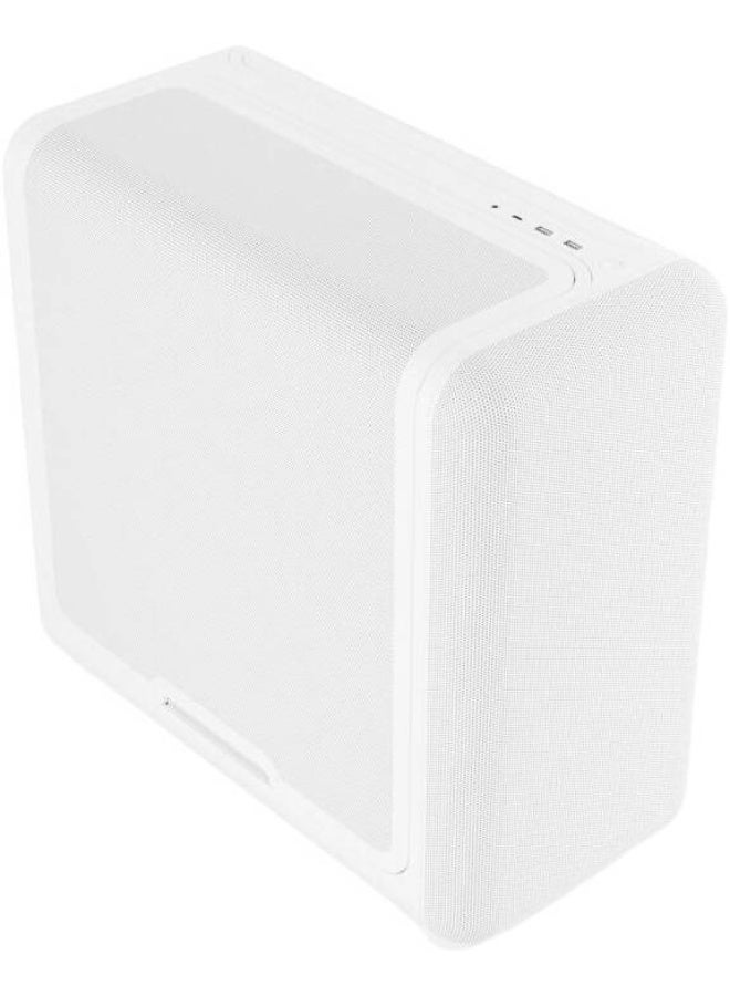 هايت علبة كمبيوتر X50 Air ATX متوسطة الحجم، ألواح شبكية كاملة عالية التدفق للهواء، تدعم حتى 10 مراوح 120 مم، تدعم مشعات تبريد 360 مم، مساحة كافية لبطاقة رسومات 430 مم، منافذ USB-C أمامية، لا تشمل المراوح، لون أبيض ثلجي | CS-HYTE-X50A-WW - Image 3